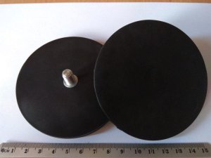 UM 88 x 8.5 x M8zewn. x 23.5 / N gumowany 