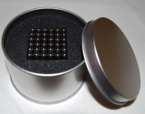 Kulki magnetyczne 5mm / 216sztuk - czarne